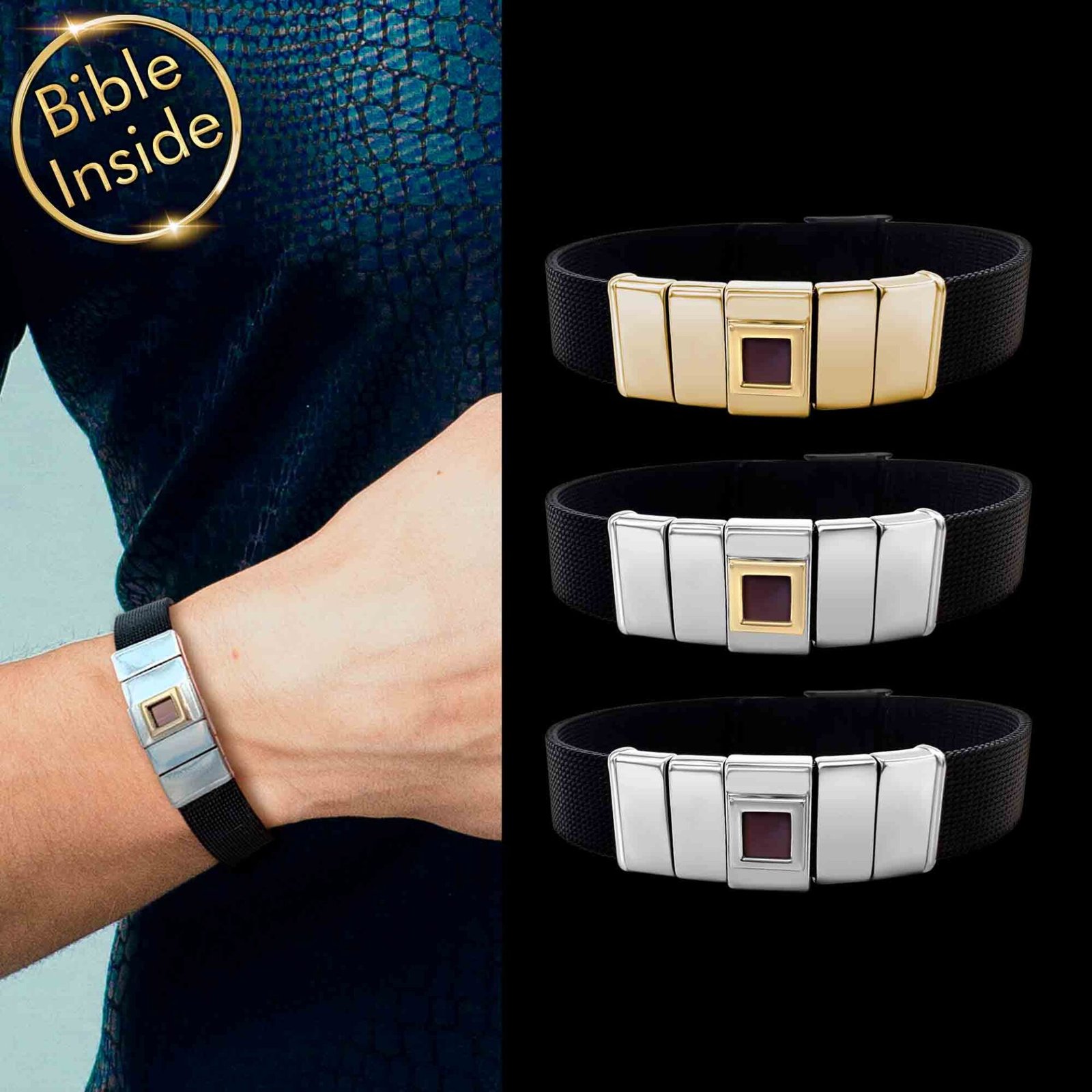 Premium Biblical Bracelets with Sacred Scripture Detail by My Nano Jewelry